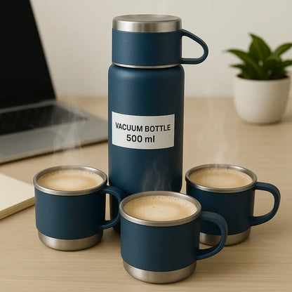 Termo Vacuum + REGALO 🎁 de 2 Tazas ☕☕