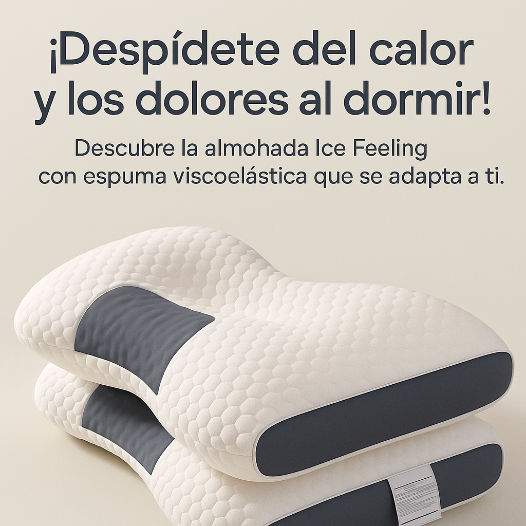 Almohada Ortopédica 3d Con Alineación Cervical Perfecta.